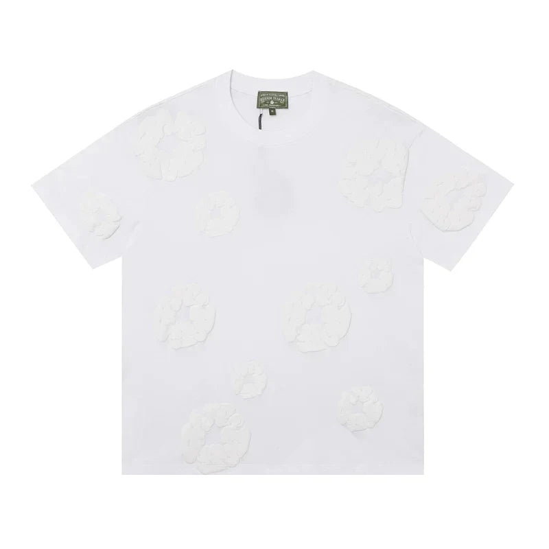 Denim Tears Cotton Wreath White Unisex Short Sleeve T Shirt